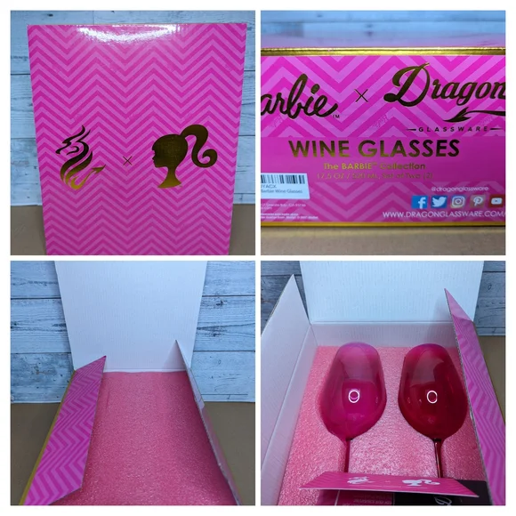 Barbie | Party Supplies | Pink Wine Glasses | Poshmark